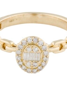 14K Diamond Cocktail Ring